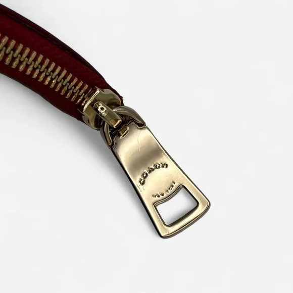 Coach Tan and Brown Signature Envelope Clutch - Picture 5 of 7